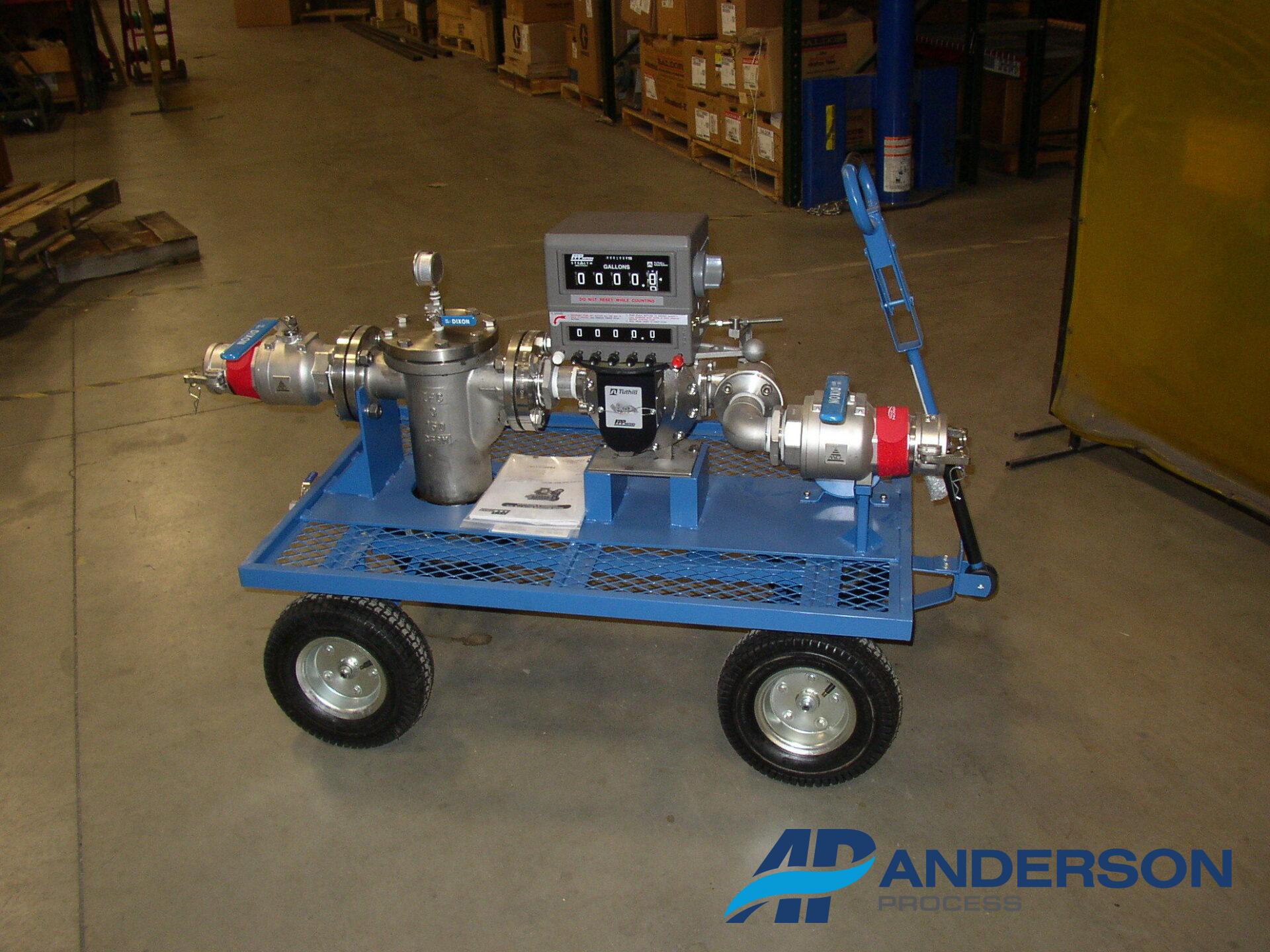 Meter Cart Metering Cart - Custom-Engineered Skids - Anderson Process