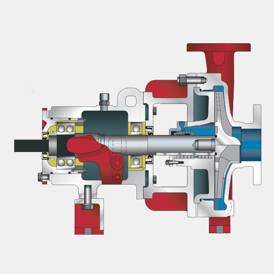 460 Series OSD ANSI B73.1 End Suction Pumps 