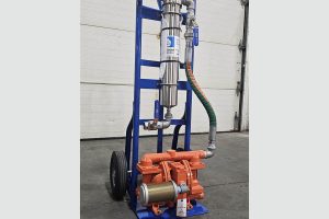 Wilden Pump and Shelco Filter Hand Cart