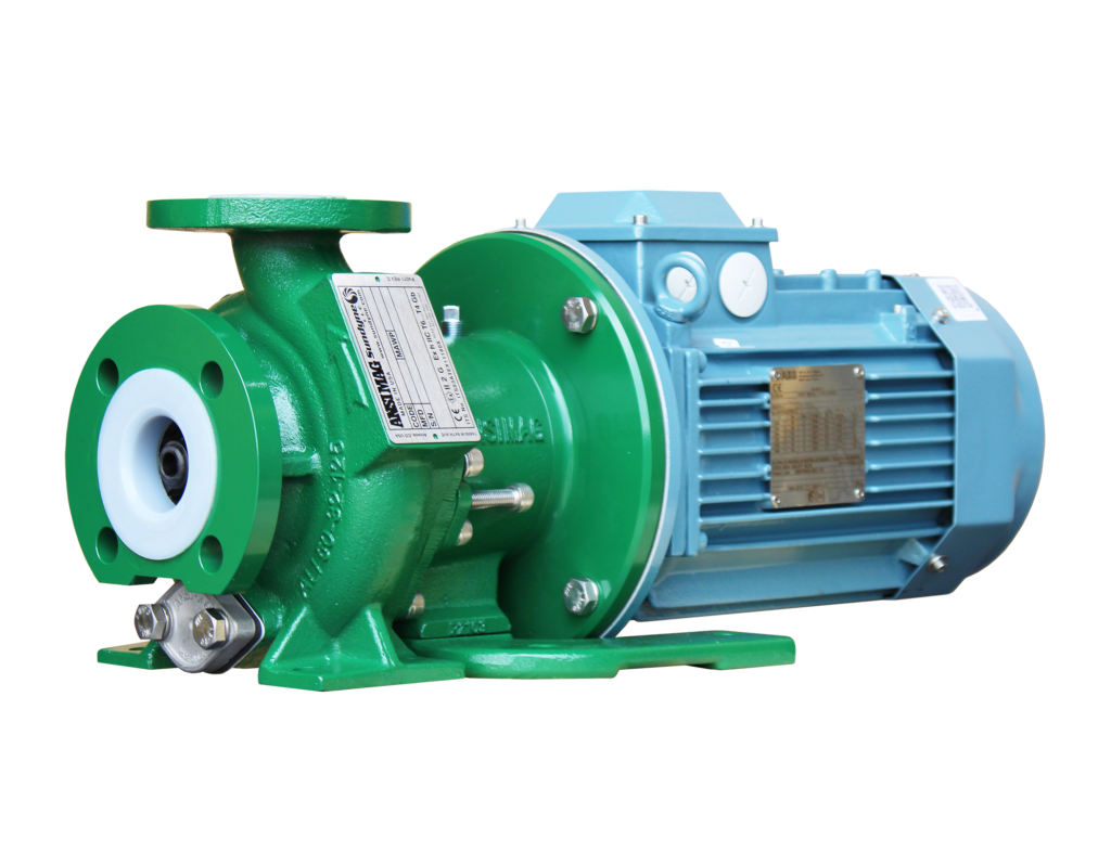 ALI (Aggressive Liquids ISO) Sealless Magnetic Drive ETFE Lined Pumps