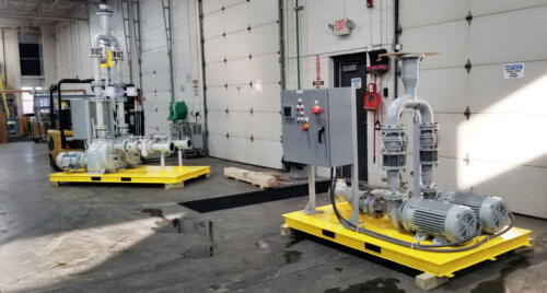 Custom waste water skids