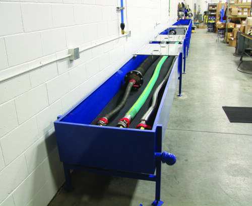 Efficient TestingHoses are hydrostatically tested for 5 minutes to 1.5x the assembly’s rated working pressure.