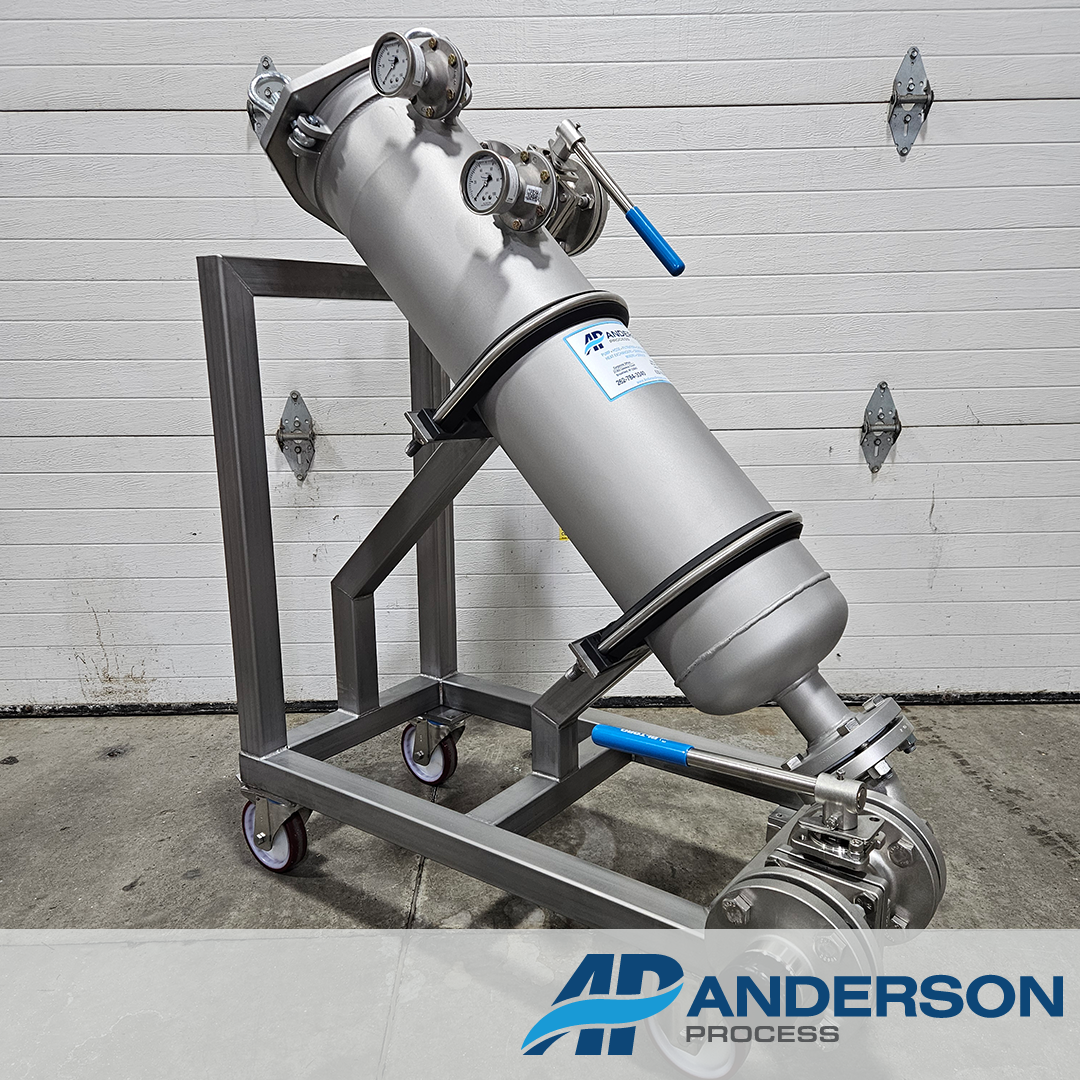 Portable Chemical Manufacturing Filter Cart