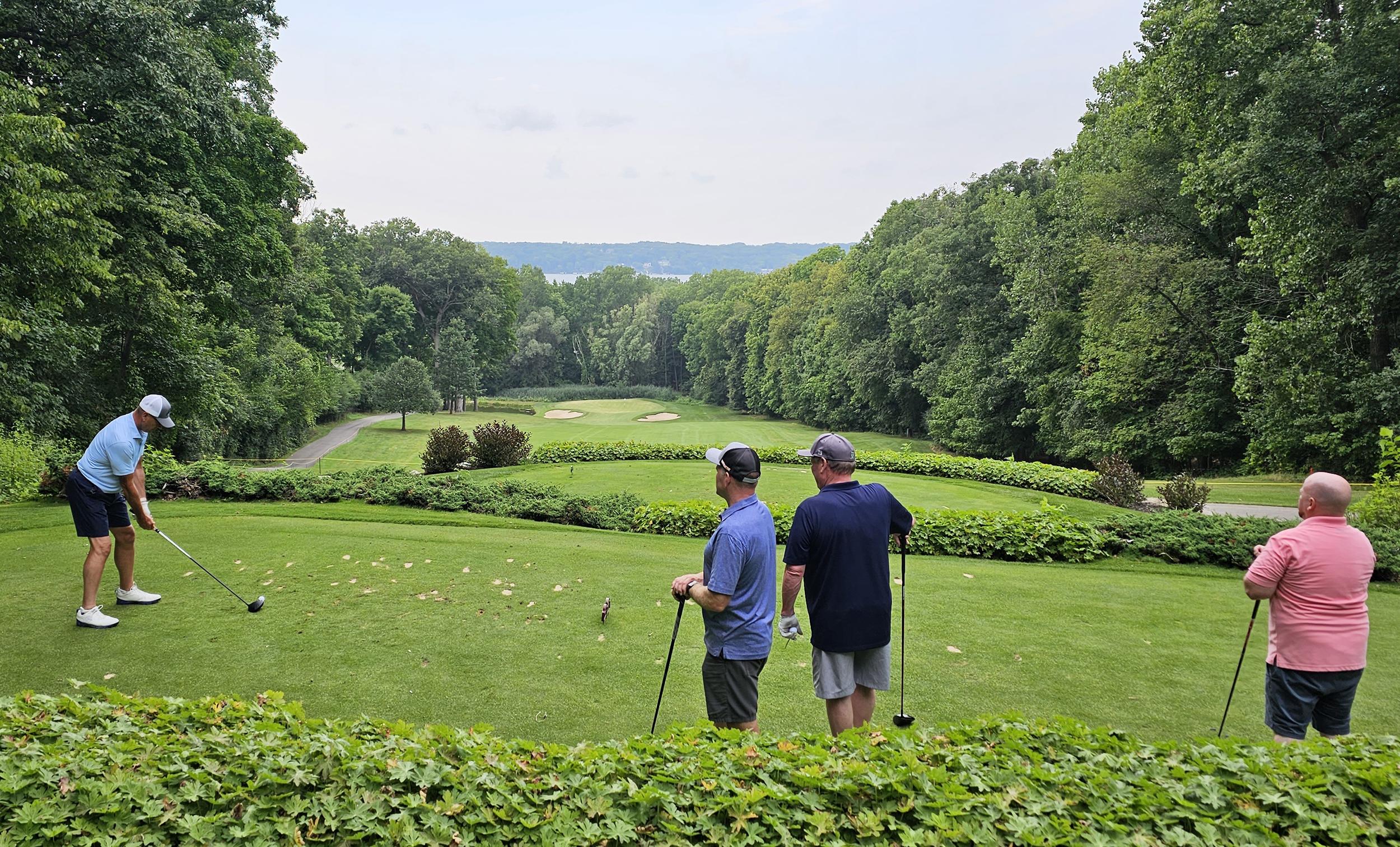 Golfing